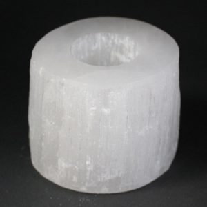 Candelabro de cilindro selenite 8 cm