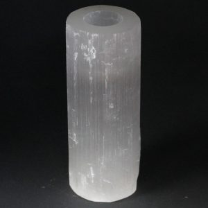 Candelabro de cilindro selenite 20 cm