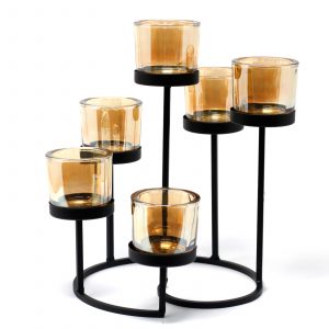 Candelabro de Ferro  Árvore  6 Velas