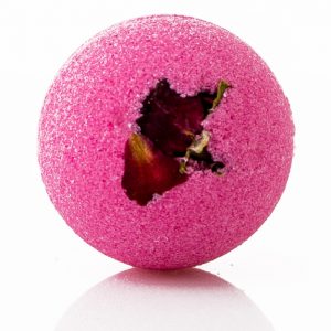 Bomba de banho funky 125g  rosa vermelha