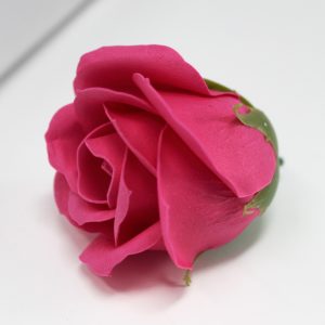 Flor de sabão artesanal tamanho médio  rosa