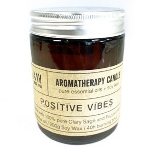 Vela para aromaterapia  vibrações positivas