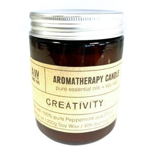 Vela para Aromaterapia  Criatividade